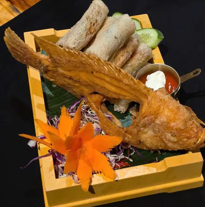 Cá Diêu Hồng Cuộn Tôm